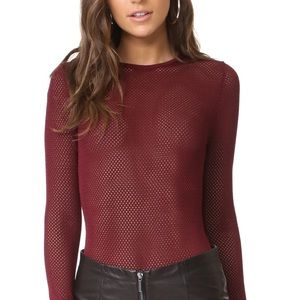 Ronny Kobo Mesh Chani bodysuit